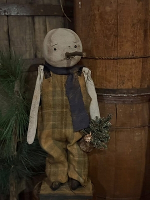 Snowman Snow Boy w/ Tree 19